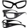 2 Pairs of Global Vision Eyewear Allie Cat Safety Motorcycle Glasses with Clear, Smoke Lenses - 4 of 4