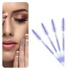 Unique Bargains Colored Mascara Wands Eyelash Eye Lash Brush Makeup Applicators Kit Plastic 50Pcs - 3 of 4