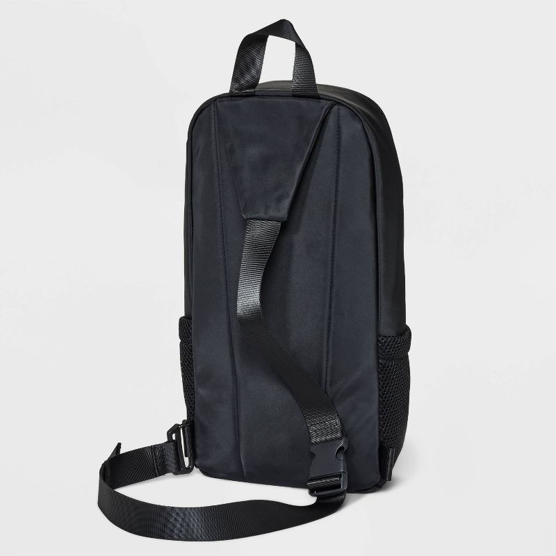 Men&#39;s Solid Sling Crossbody Bag - Original Use&#8482; Black, 4 of 7