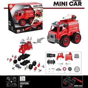 DIY Mini Toy Truck Fire Sand Hook Sanitation Truck - 1 of 1
