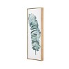 (Set of 3) 12" x 36" Tropical Palm Leaves Hand Embellished Parchment Textured Framed Canvas Set - Tyler & Finn - 3 of 4