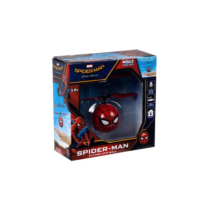 World Tech Toys Marvel Spider-Man IR UFO Ball Helicopter, 4 of 5