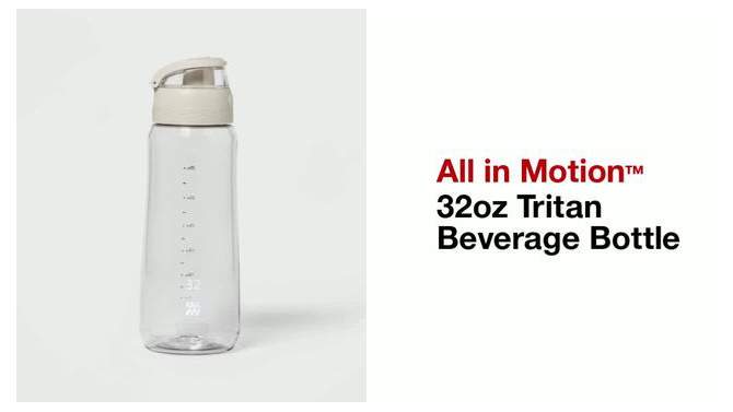 32oz Tritan Beverage Bottle - All in Motion™, 2 of 7, play video