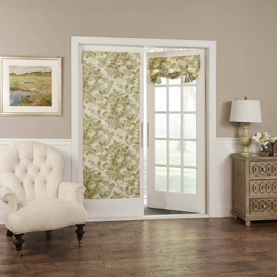 68"x26" Spring Bling Light Filtering French Door Panel Platinum - Waverly