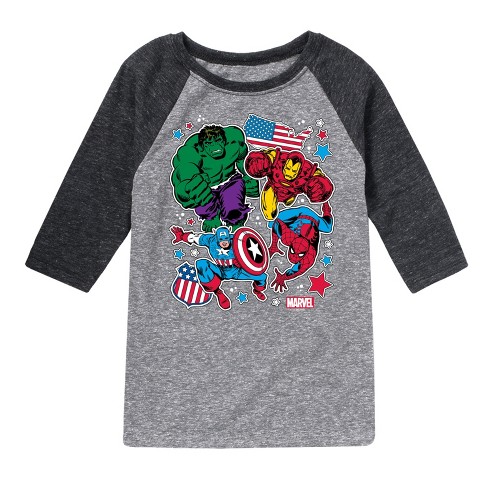 Boys' - Marvel - Avengers America Stickers Style - image 1 of 4