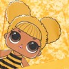 L.O.L. Surprise! Queen Bee Diva Girls Fleece Pullover Hoodie Little Kid to Big Kid - 4 of 4