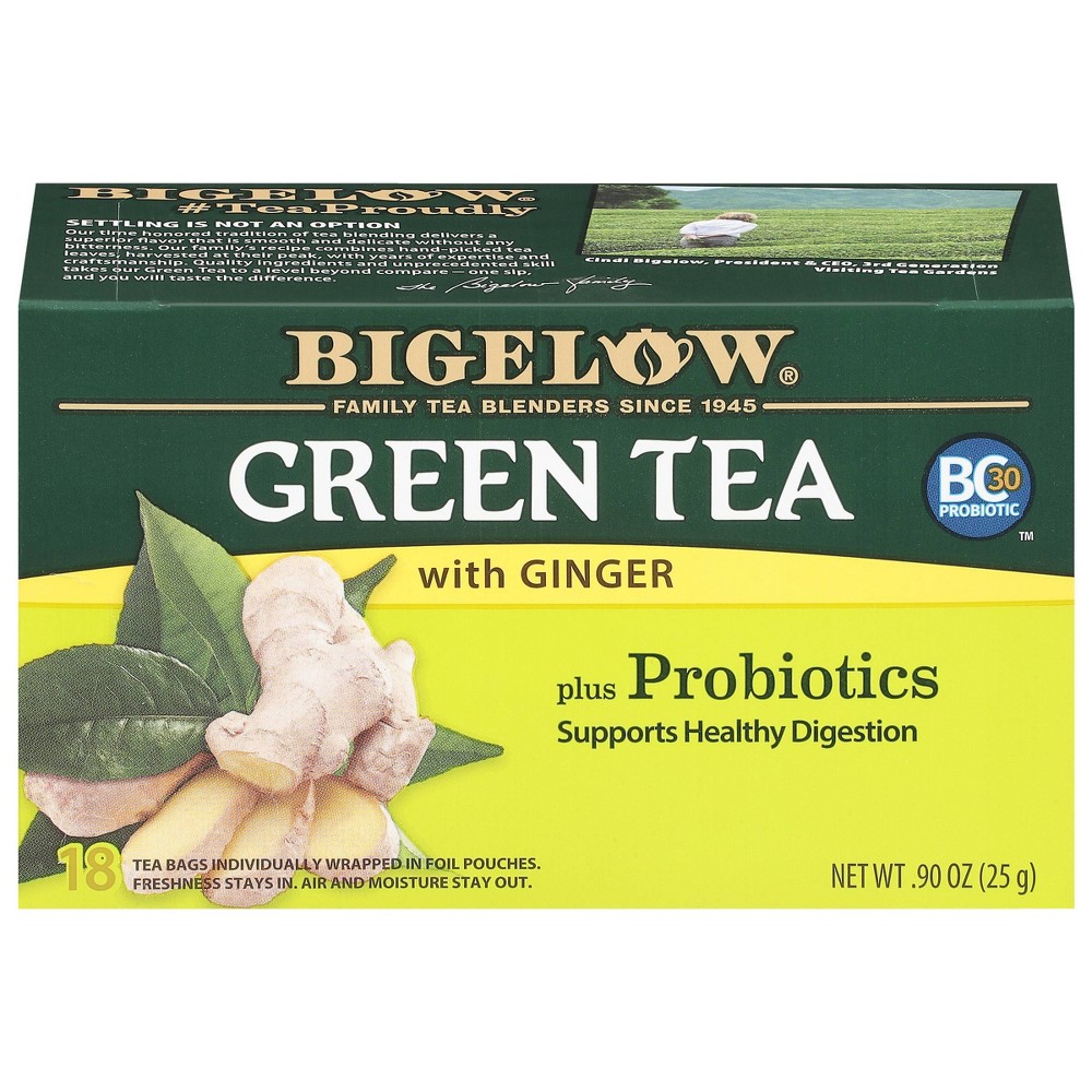 GREEN TEA WITH GINGER
