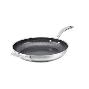Cuisinart FusionPlus 12" Hybrid Stainless Steel and Ceramic Nonstick Fry Pan with Helper Handle - 1 of 4