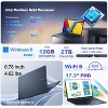 ASUS Vivobook 17 Laptop, 17.3" FHD 1920*1080, Intel Pentium, Intel UHD Graphics, 4GB DDR4  RAM, 128GB SSD, Wi-Fi 5, Windows 11 Home, Blue - 3 of 4