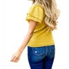 Women's Beautiful Mind Frill Sleeve Sweater - And The Why - 3 of 3