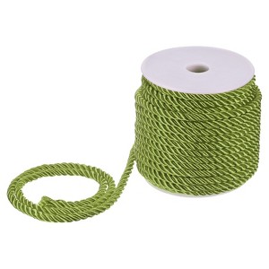 Unique Bargains Soft Polyester Twisted Silk Decorative Craft Cord Trim Cord Rope 22 Yards 1 Pc - 1 of 4