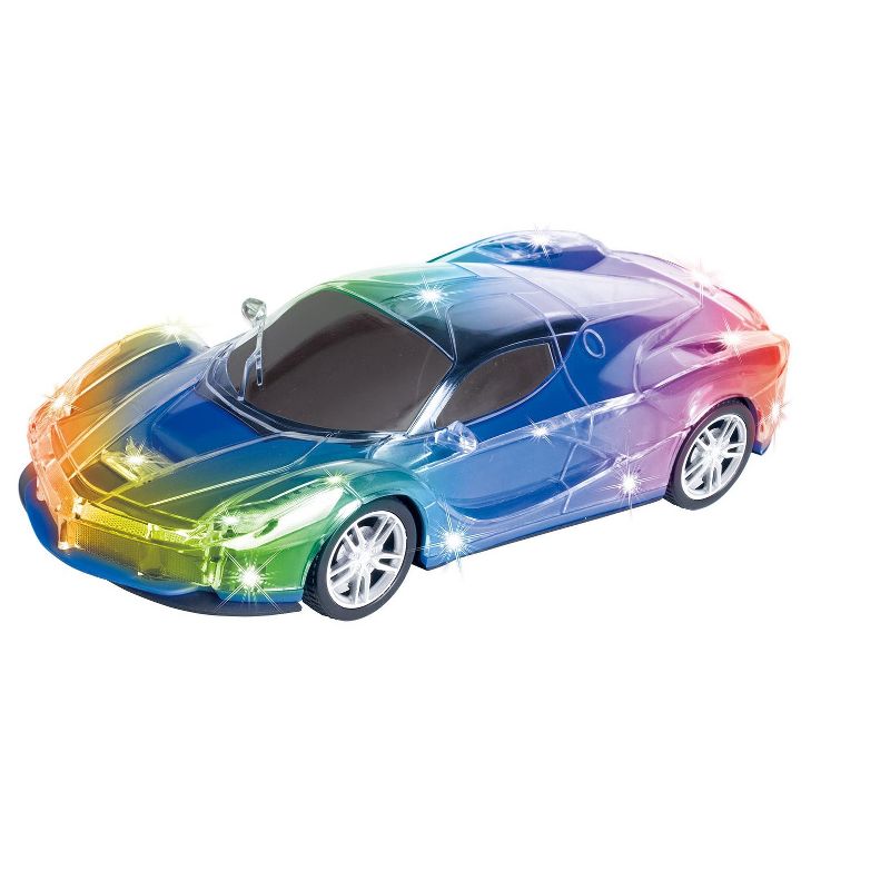 Link Remote Control Light Up Racing Sports Car With LED Lights Radio Control Toy Vehicle with Bright and Colorful Flashing Lights, 2 of 4