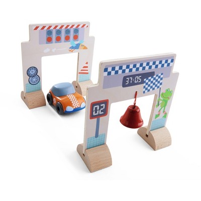 HABA Kullerbu Race Track Accessory Set with Orange Speedster