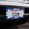 Hampton University Dad License Plate Tag Frame - 2 of 4