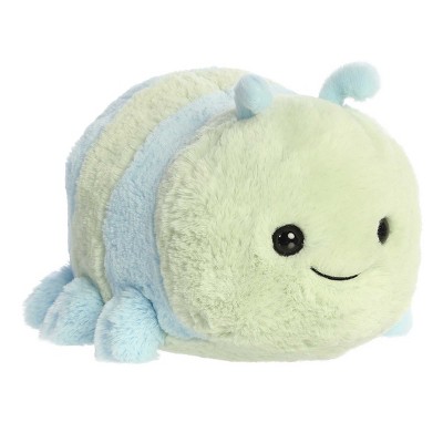 Aurora Medium Carson Caterpillar Spudsters Adorable Stuffed Animal Green 9.5"