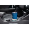 Elanze Designs 20 oz Stainless Steel On the Go Insulated Travel Tumbler With Push Top Lid, Classic Footprint in the Sand Poem Blue - 3 of 4