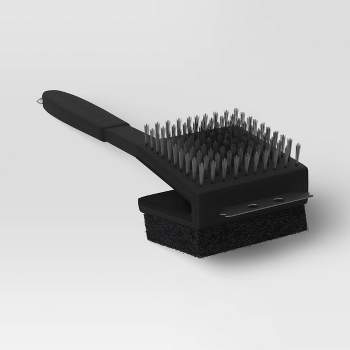 Long-handled Curved Grill Cleaning Brush - Felton Brushes