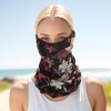 Unique Bargains Floral Printed Earloop Neck Gaiter 1 Pc - 2 of 4