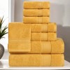 Classic Zero Twist Cotton Medium Weight Ultra-Soft Absorbent Towel Set by Blue Nile Mills - 2 of 4