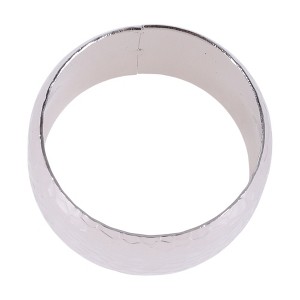 Unique Bargains Napkin Rings Textured Iron 1 Pc - 1 of 3