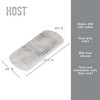 Host Mini Ice Cube Tray, Makes 160 Cubes, Durable Silicone Trays, Perfect for Cocktails, Whiskey, Margarita, Iced Coffee, Set of 1, Marble - 3 of 4