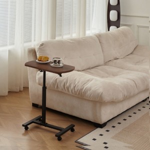 Height Adjustable Sofa Side C Shape Table,Laptop Holder End Stand Desk - 1 of 4