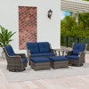 UPTIOT 6-Piece Outdoor Patio Conversation Set - 3 of 4