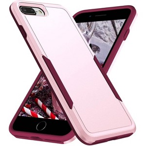Entronix Case Compatible with iPhone 8 Plus/7 Plus - Soft-Touch Dual-Layer Sleek Cover - 1 of 4
