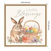 Amanti Art Happy Easter VI Bunny by Silvia Vassileva Canvas Wall Art Print Framed 22 x 22-in. - 4 of 4