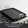 All-Clad 13" x 20" Nonstick Double Burner Grill,  HA1 Expert Cookware, Black - 4 of 4