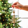 Evergreen Beautiful Wooden Christmas Tree 3D Ornament Christmas Decor - 11 x 4 x 4 Inches Indoor/Outdoor Decoration For Homes, Yards and Gardens - 3 of 4