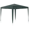 vidaXL Party Tent Green Polyethylene and Steel 8.2x8.2ft Collapsible - 4 of 4