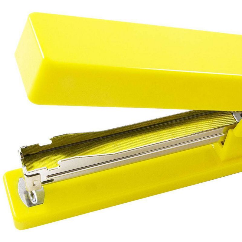 JAM Paper Modern Desk Stapler - Yellow, 5 of 7