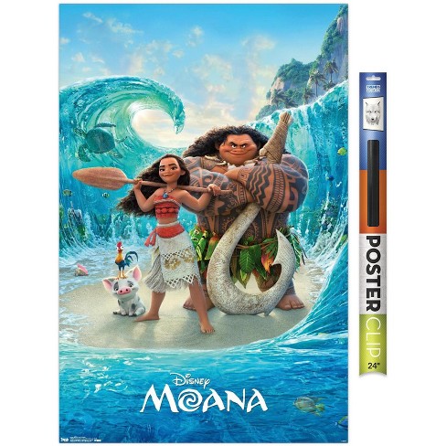 Trends International Disney Moana Ocean Floor Unframed Wall Poster Prints Target