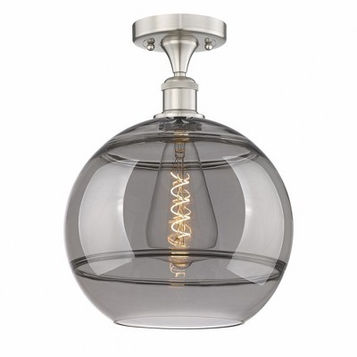 Rochester - 1 Light Semi-Flush Mount In Industrial Style-13.5 Inches Tall and 12 Inches Wide