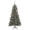 vidaXL Artificial Christmas Tree with Stand Green 114 x 114 x 210 cm - 3 of 4