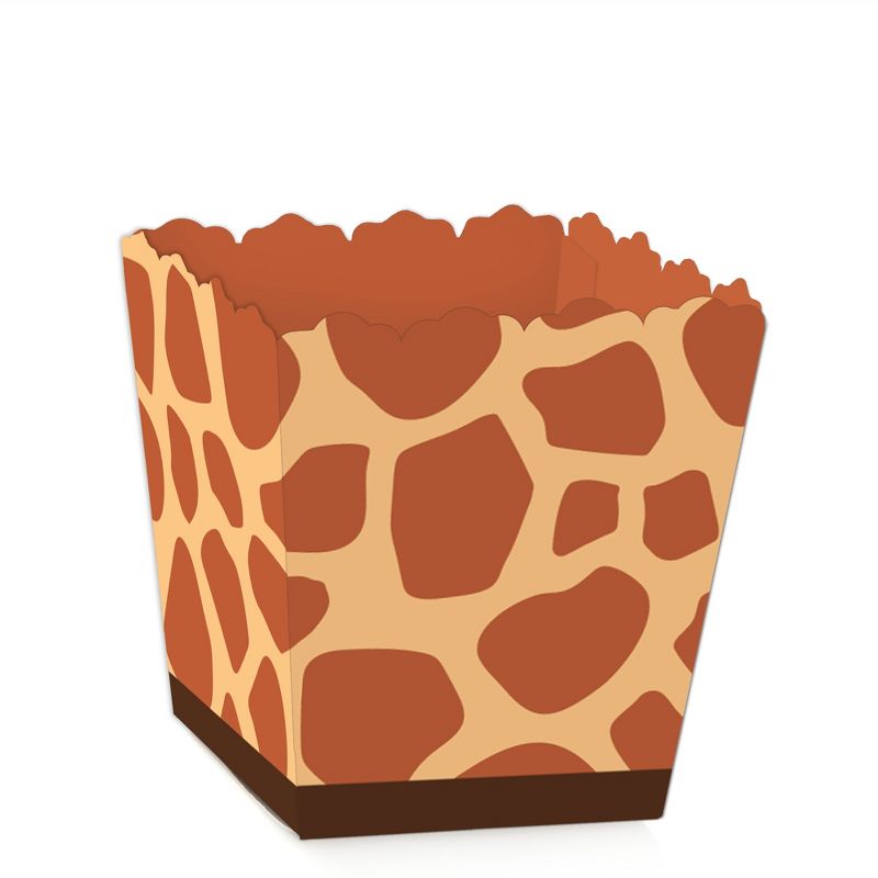 Big Dot of Happiness Giraffe Print - Party Mini Favor Boxes - Safari Party Treat Candy Boxes - Set of 12, 1 of 6