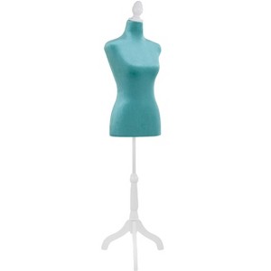 BestMassage Female Mannequin Body Dress Form Torso Female Manikin with Wooden Tripod Stand - 1 of 4