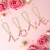 Unique Bargains Epoxy Resin Colorful Glittery Tassel Sports Water Bottle Accessories Letter Charm 1 Pc - 4 of 4