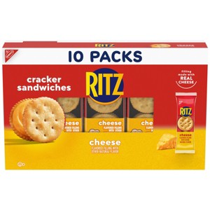 RITZ Cracker Sandwiches with Cheese - 13.5oz/10ct - 1 of 4