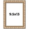 PosterPalooza | 9.5x13 Modern Bamboo Picture Frame, UV Acrylic, 5 Finishes - 2 of 4