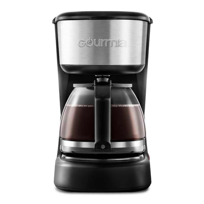 Gourmia 5 Cup One-Touch Switch Coffee Maker with Auto Keep Warm Black, 1 of 10