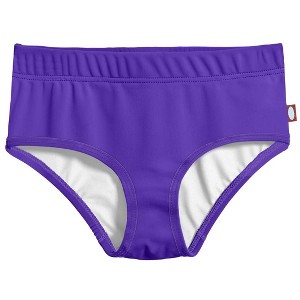 City Threads USA-Made Girls Extra-Coverage Lined UPF 50+ Swim Briefs - 1 of 4
