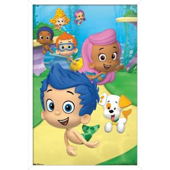 Trends International Nickelodeon Bubble Guppies - Group Framed Wall Poster Prints
