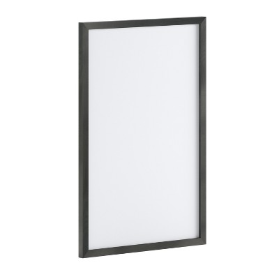 Flash Furniture Bristol Wall Mount White Board with Included Dry Erase Marker, 4 Magnets, and Eraser for Home, School or Business