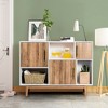 Costway Sideboard Storage Cabinet w/Storage Compartments Buffet TV Stand Coffee - image 4 of 4