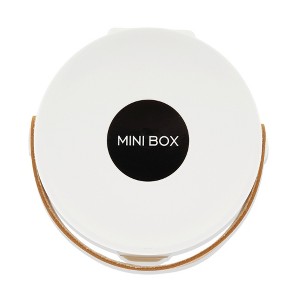 Unique Bargains Round Single-Layer Multi-Function Jewelry Box Jewelry Organizer 1 Pc - 1 of 4