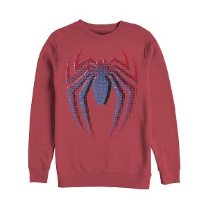 Men's Marvel Spider-Man Dot Logo Sweatshirt - 1 of 3