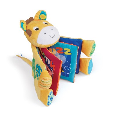 Kidoozie Farm Friends Crinkle Book Toy –Tactile and Educational –Machine Washable – for Ages 3-18 Months