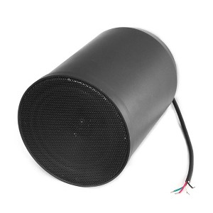 40W Hanging Pendant Ceiling Speaker for Background Music with 70V Transformer, Black, Perfect for Commercial Spaces - 1 of 2